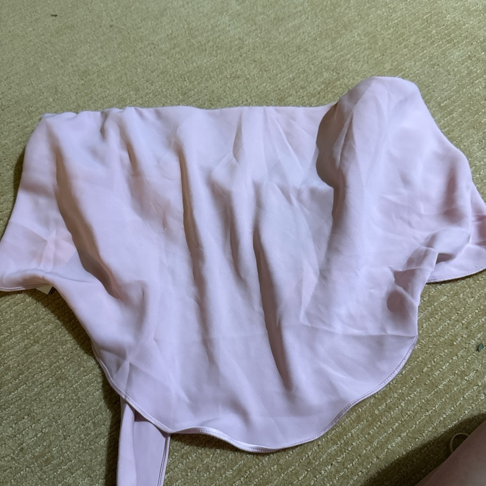 Astr Pink Sleeveless Bustier Bodysuit